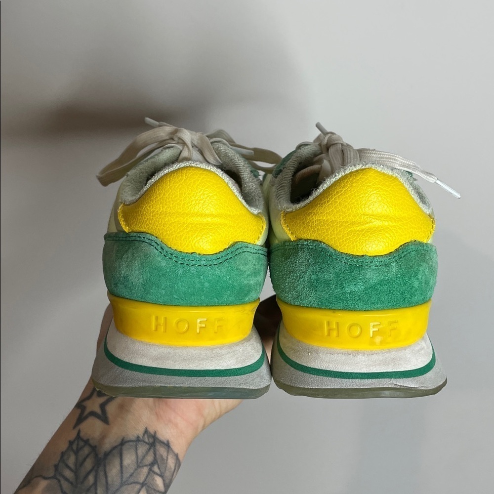 HOFF | Women’s Popart Green Trainer Sneakers Size 7.5 - Picture 5 of 8